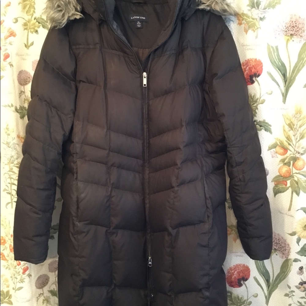 Lands End down winter coat size 18/20